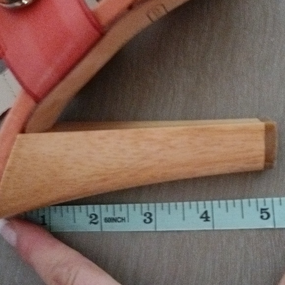 Coach Darcy open toed platform Heels 👠 Orange - Picture 11 of 11